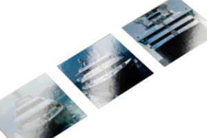 Printing of three book covers with glossy Spot Varnish