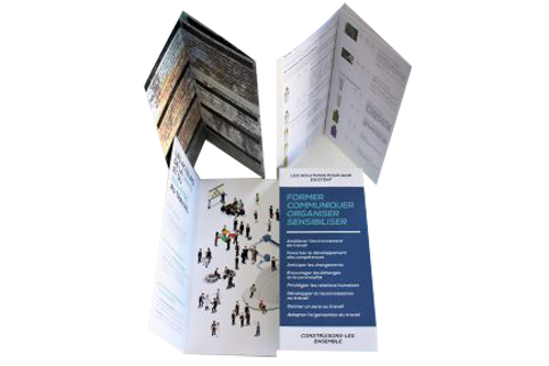 Full colored leaflet printings
