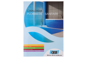 A marketing catalog printing with portrait format