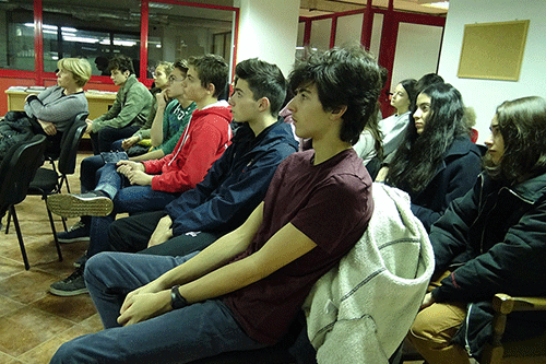 Students from the Lycee Francais paid a visit to Pulsio Print