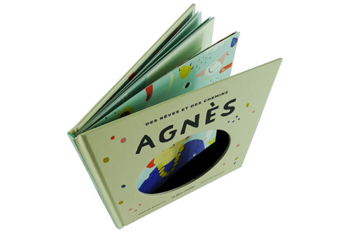 Custom children's book printing with die-cut